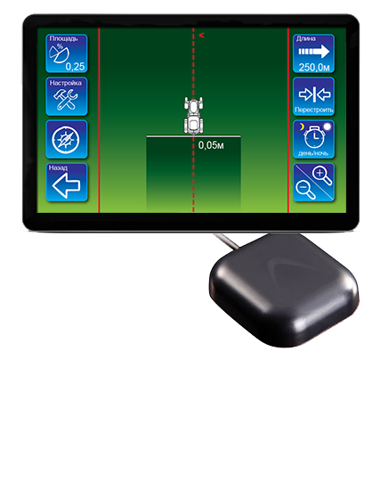 Система параллельного вождения (курсоуказатель для трактора) ГеоТрек лайт с Wi-Fi